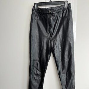 Aritzia Wilfred Free Leather Pants Size 8